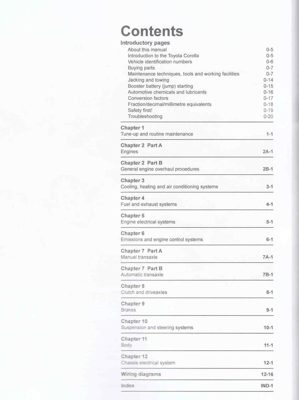 Toyota Corolla Repair Manual: Engine Toyota Corolla Repair Manual: Engine